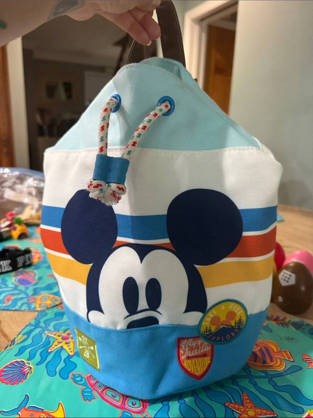 RARE EXCLUSIVE!! Disney Store Mickey Mouse Bucket Bag NEW
